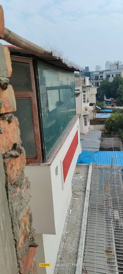 Bird spikes fitted to a window ledge to stop birds perching